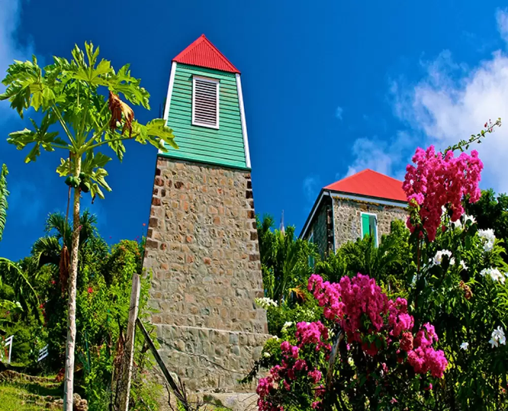 The Swedish Bell Tower of Gustavia